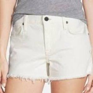 Genetic Denim Stevie Cutoff Denim Short Cream Women's Size 27